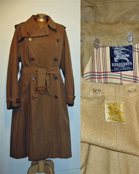 men wool burberry trench coat|vintage Burberry trench coat.